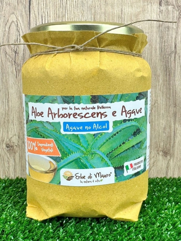 Aloe Arborescens e sciroppo di Agave, no alcol-Aloe