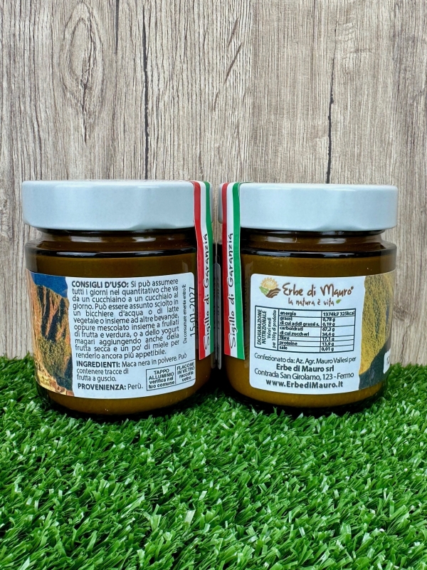 Maca nera, radice in polvere 120-500g-Superfood