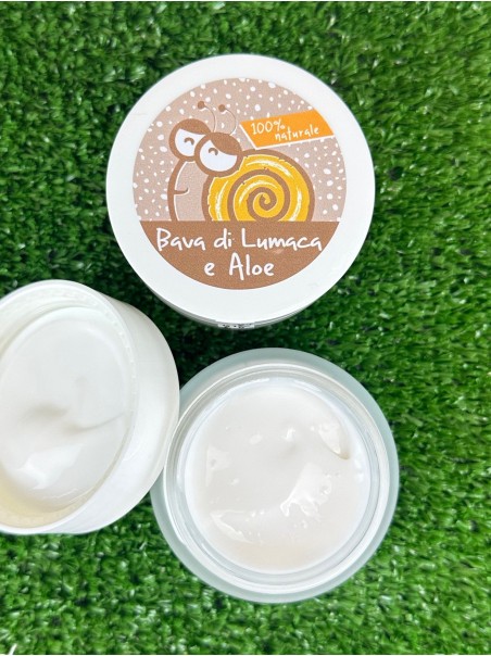 Crema alla Bava di Lumaca e Aloe Vera, 50ml-Cosmetici all'Aloe Vera