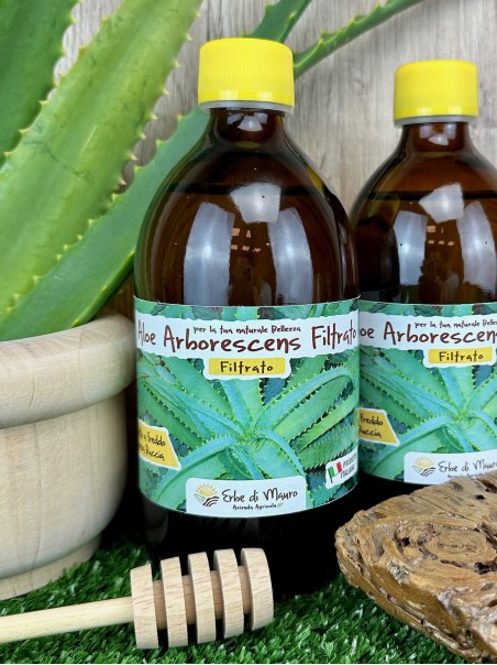 Aloe Arborescens Filtrato senza Buccia, 500ml-Aloe