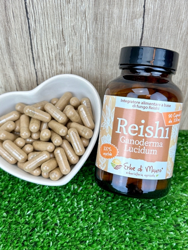 Reishi (Ganoderma lucidum) integratore alimentare, in capsule