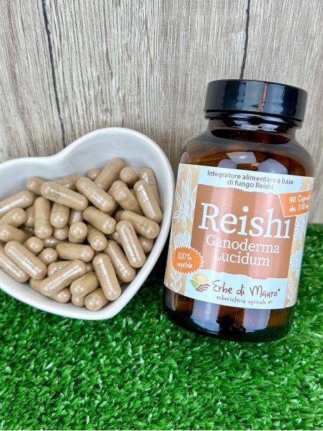 Reishi (Ganoderma lucidum) integratore alimentare, in capsule