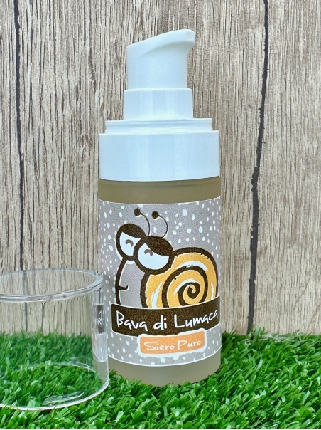 Snail slime face serum