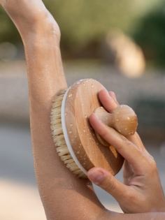 Spazzola da bagno massaggiante per spa domestica 2