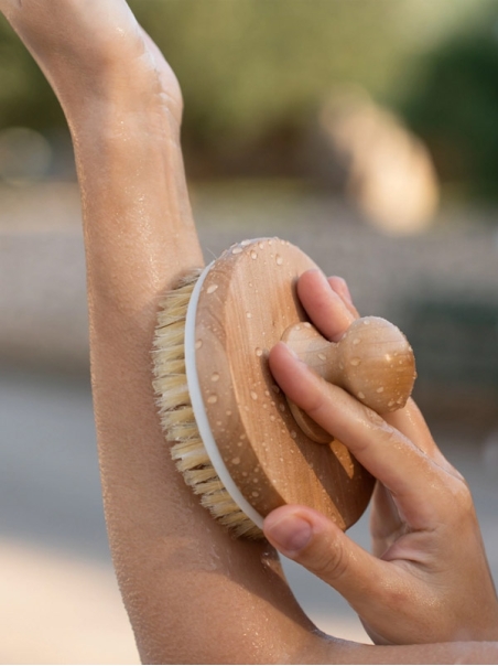 Spazzola da bagno massaggiante per spa domestica