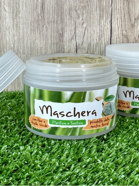 Aloe Vera and Green Clay Face Mask