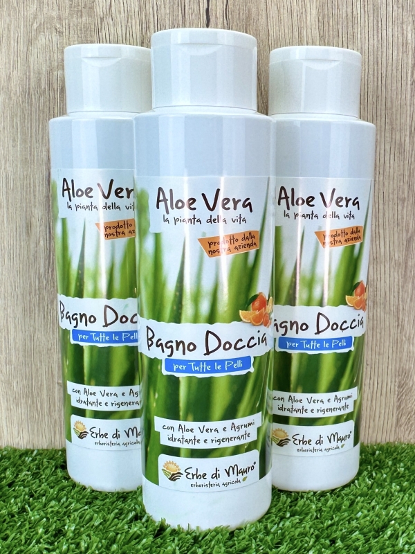 Bagnodoccia all'Aloe Vera, 250ml e 500ml