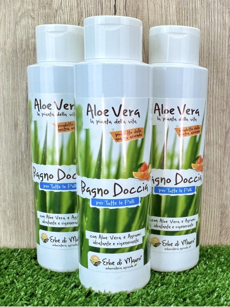 Bagnodoccia all'Aloe Vera, 250ml e 500ml