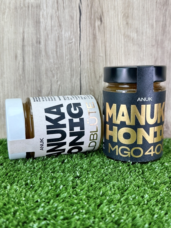 Miele di fiori selvatici di Manuka ANUK e Manuka MGO 400