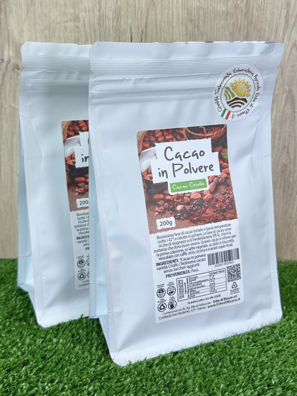Poudre de cacao Criollo cru, 120g