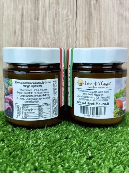 Auricularia auricula-judae in polvere 100g fungo in polvere, super food-1