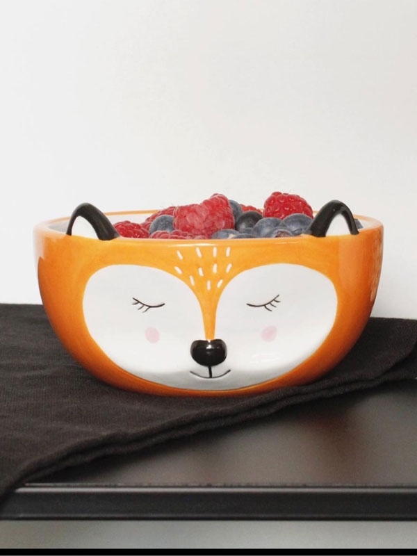 Ciotola per cereali in ceramica Fox