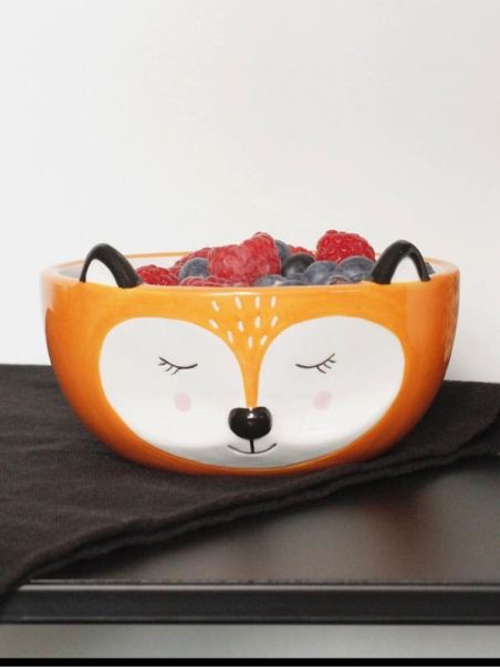 Ciotola per cereali in ceramica Fox
