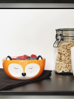 Ciotola per cereali in ceramica Fox 2