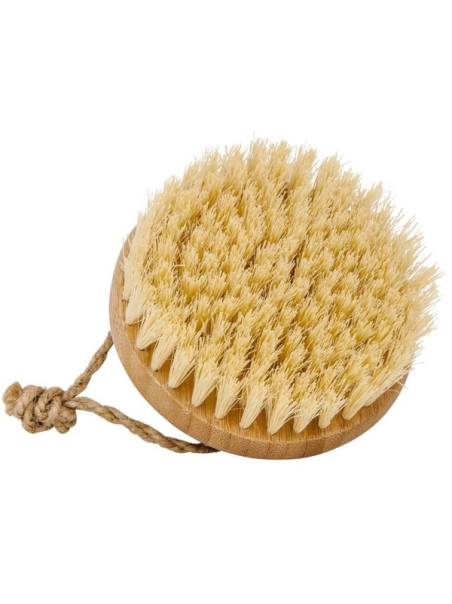 Brosse de bain végane en bambou avec poils de noix de coco