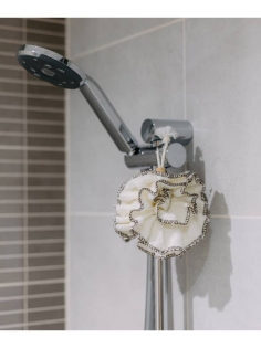 Éponge de douche écologique en coton et bambou durable, style bohème 2