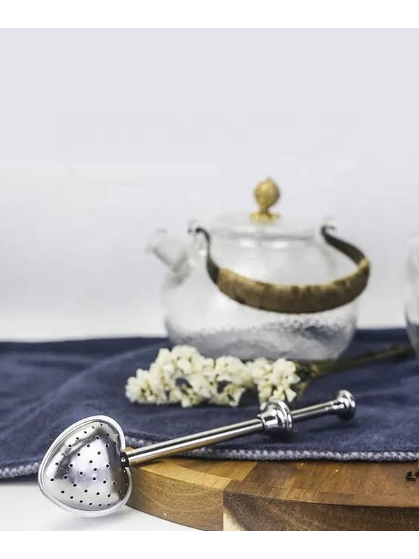 Infuseur à thé télescopique en forme de cœur