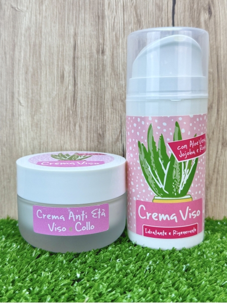 Crème visage Hydratante à l'Aloe Vera et Jojoba