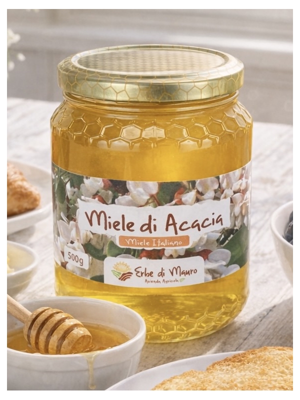 Miele di Acacia non pastorizzato, 500g