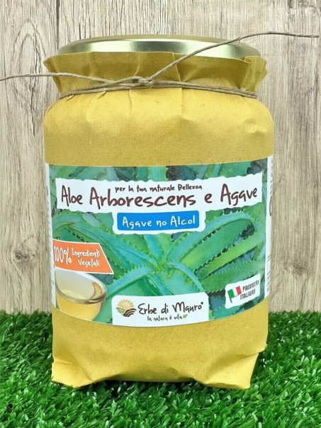 Aloe Arborescens del Frate au sirop d'agave, sans alcool