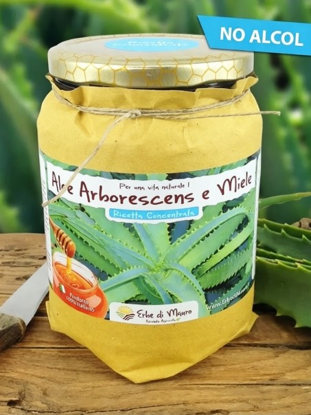 Aloe Arborescens e miele, Concentrata di Padre Zago, no alcol