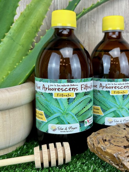 Aloe Arborescens recette Filtrée sans peau, 500 ml