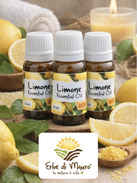 Lemon Essential oil. 100% Pure and natural