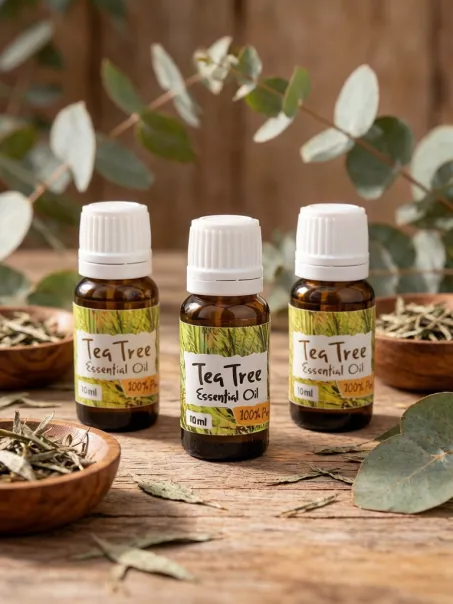Olio essenziale di Tea Tree oil, 100% puro 10-50ml-Oleoliti, oli essenziali e profumi