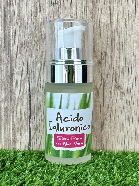Acido Ialuronico puro con aloe vera, alto assorbimento, 30 e 50ml