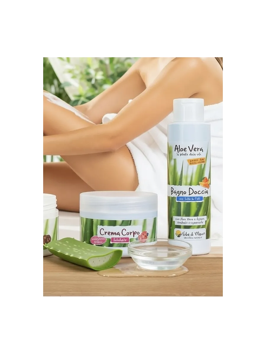 Crema Corpo idratante all'Aloe Vera ed Elicriso