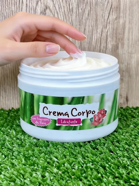 Crème hydratante corps à l'Aloe VEra et Hèlichryse, au parfum de Rose sublime