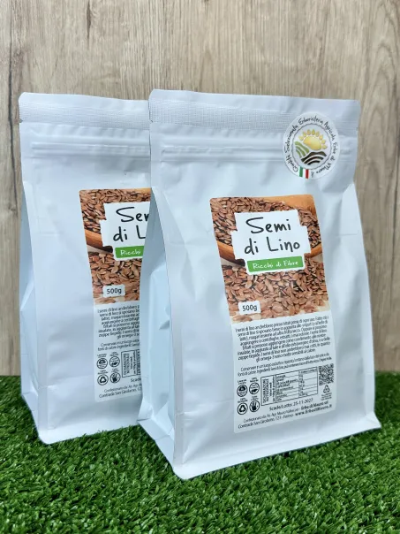 Semi di Lino, confezione da 500g e 1kg