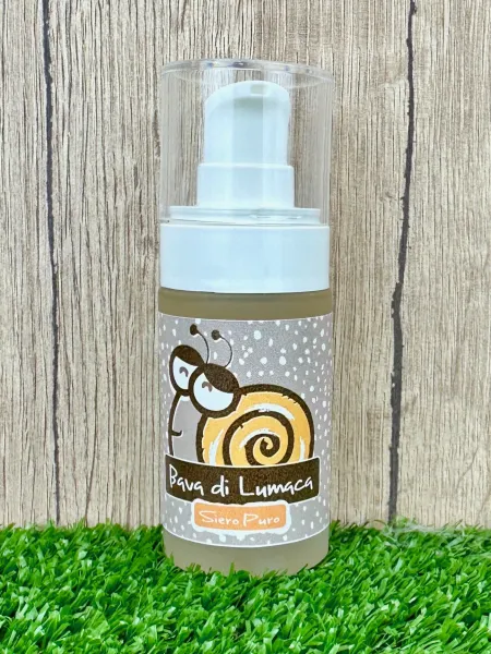 Bava di Lumaca pura, siero viso collo. Made in Italy!