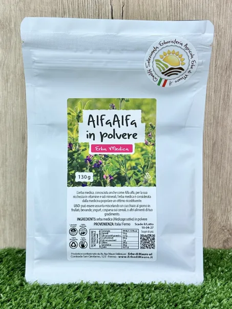 Erba medica Alfa alfa, in polvere 130g