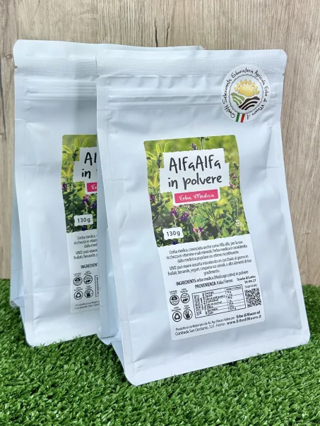 Erba medica Alfa alfa, in polvere