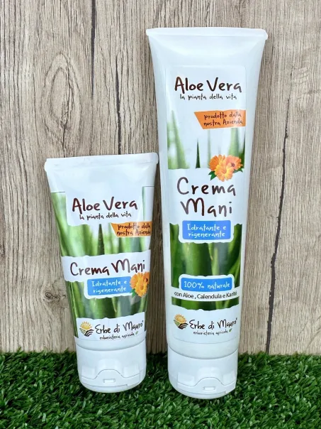 Crème mains à l'Aloe Vera, au Beurre de Karité et au Calendula