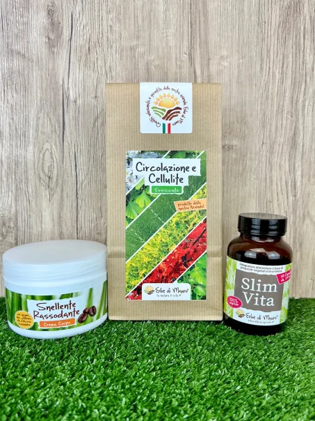 Pacchetto benessere Gambe, snellente integratore slim vita, circolazione e cellulite