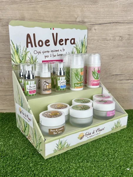 Espositore da banco per la cosmesi