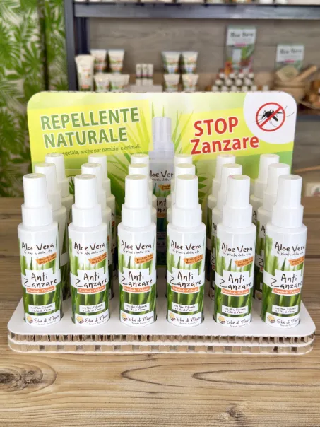 Espositore da banco, spray Anti Zanzare naturale