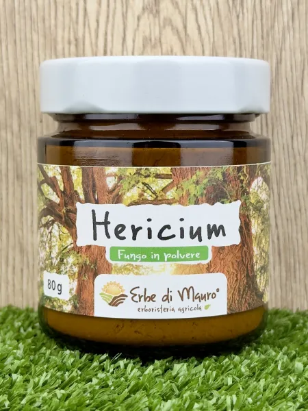 Hericium erinaceus, fungo in polvere, Erbe di Mauro