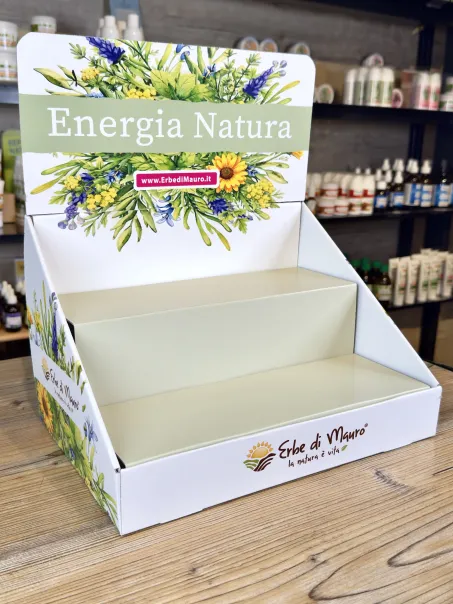 Espositore da banco Energia Naturale, Erbe di Mauro