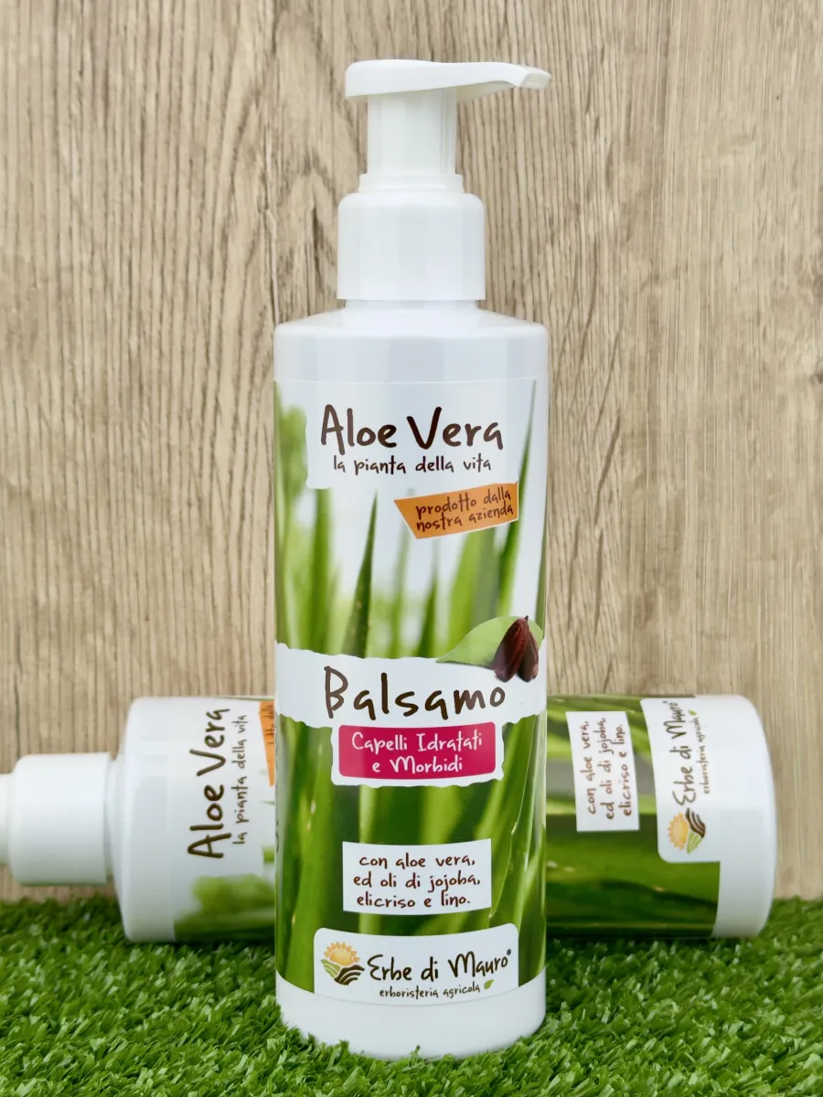 Balsamo all'Aloe Vera per capelli idratati e morbidi 200ml