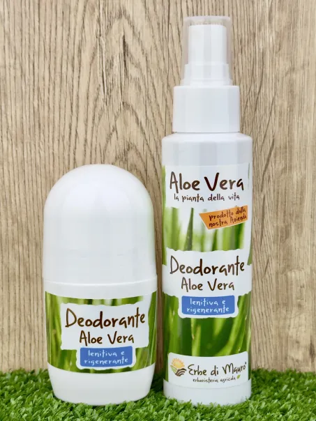 Deodorante Roll all'Aloe Vera, Salvia e Agrumi. Unisex, 50ml-Cosmetici all'Aloe Vera