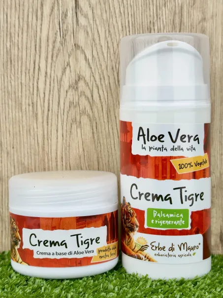 Crema Tigre, balsamica all'Aloe Vera, Artiglio del Diavolo, Canfora,  Eucalipto.