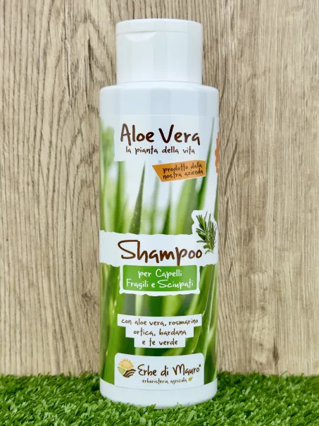 Shampoing pour cheveux cassants et abîmés, à l'aloe vera