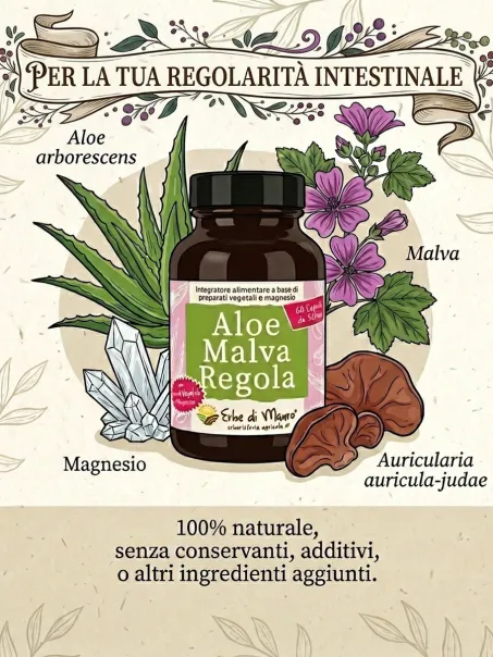 Aloe Malva Regola, complément alimentaire en capsules
