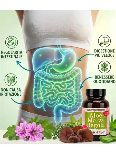 Aloe Malva Regola, food supplement in capsules