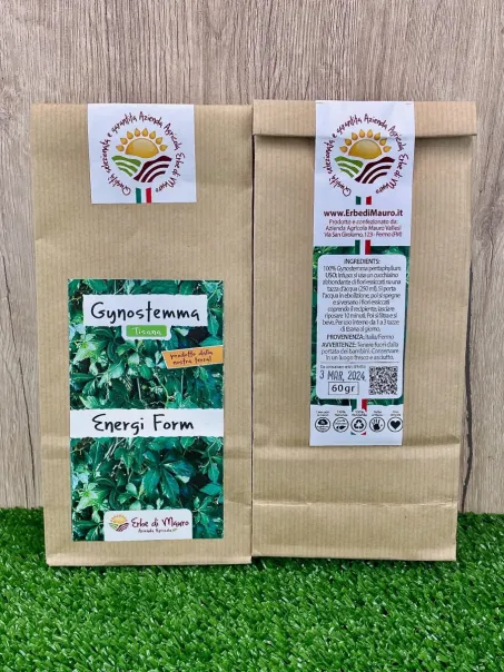 Gynostemma pentaphyllum, foglie essiccate 60g-Erbe essiccate