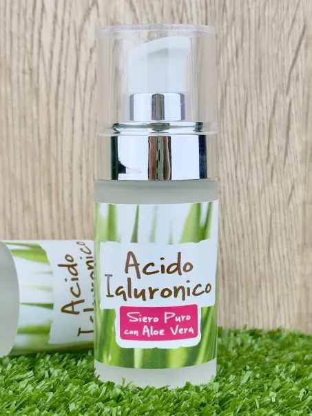 Acido Ialuronico puro con aloe vera, alto assorbimento, 30 e 50ml