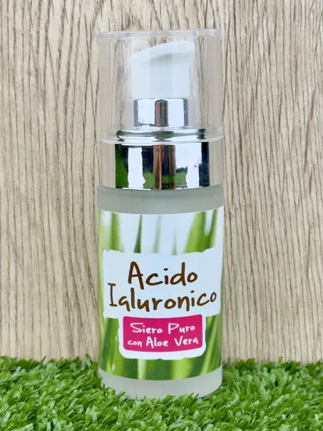 Acido Ialuronico puro con aloe vera, alto assorbimento, 30 e 50ml